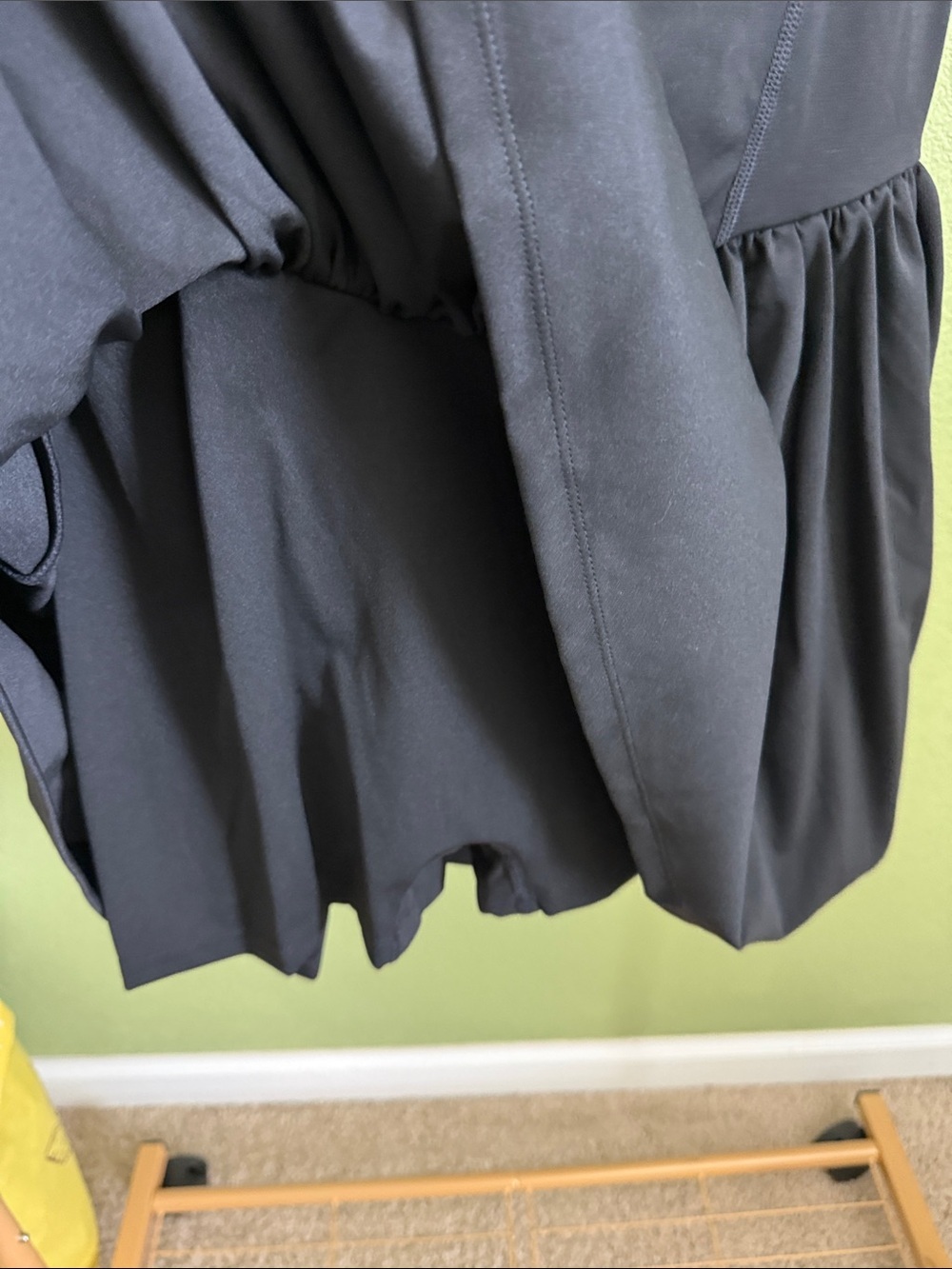 Black Tenis Paddle Dress with removable bow - Picture 8 of 8